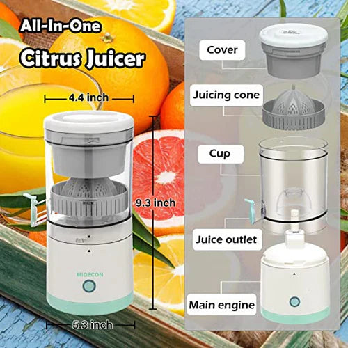 Exprimidor Eléctrico Portátil Recargable JuiceEase